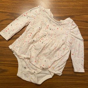 Baby GAP Hearts Body Suit Double 18-24 month
